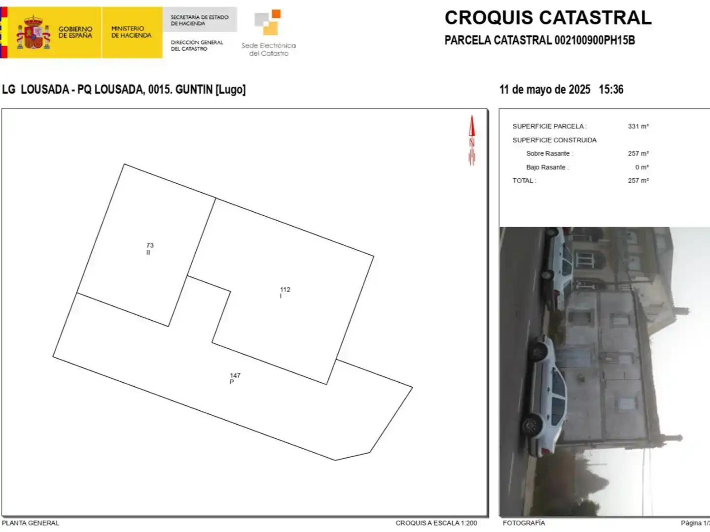 Piso en venta en Guntín con Jardín privado