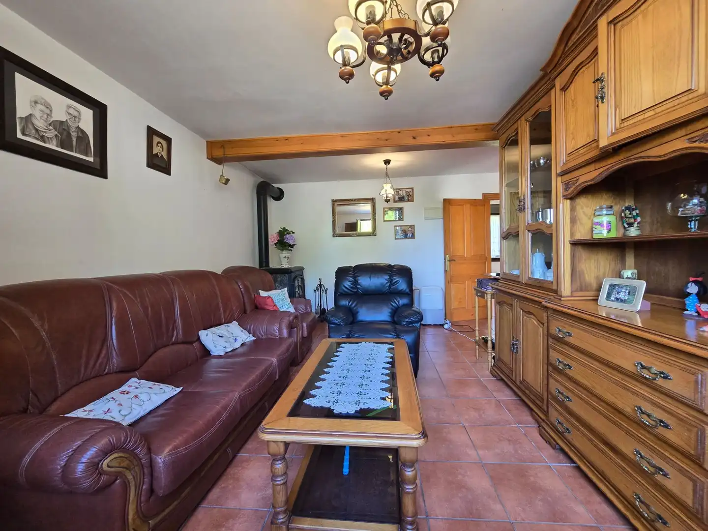 Sala de estar de Casa o chalet en venta en Llanes con Calefacción, Jardín privado y Trastero