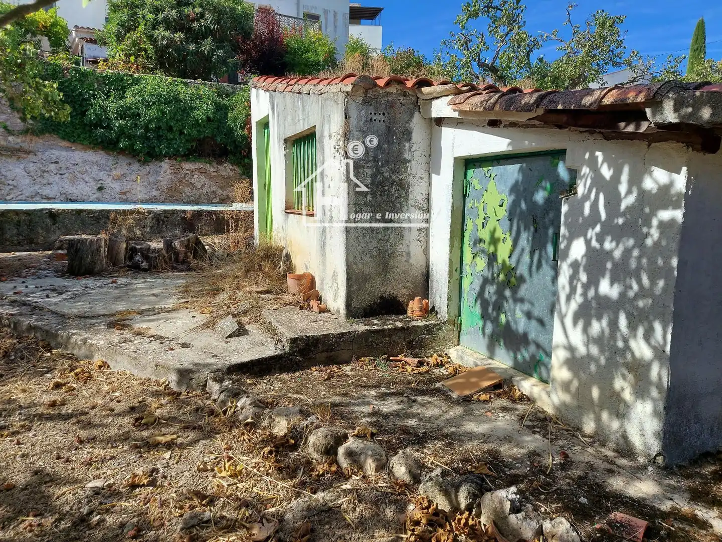 Vista exterior de Casa o chalet en venta en Millana con Jardín privado, Piscina y Balcón