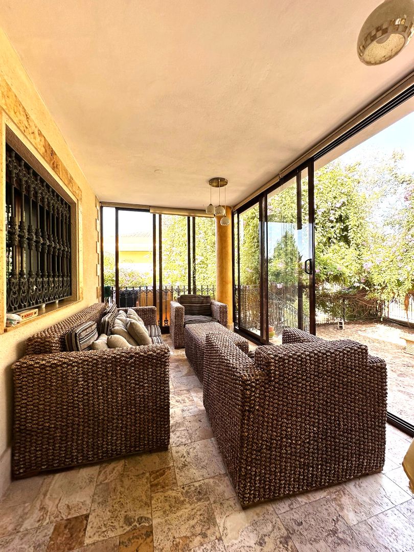 Terrace of House or chalet for sale in Lorca  with Air Conditioner, Heating and Private garden