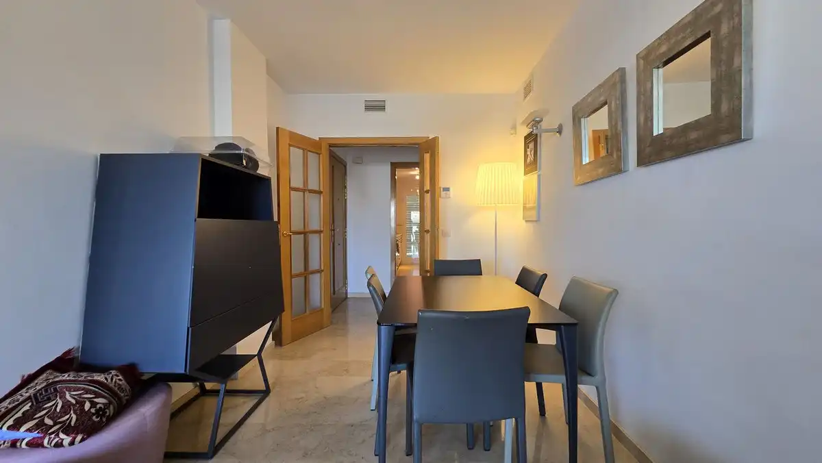Dining room of Apartments for rent in Marbella  with Air Conditioner, Terrace and Community pool