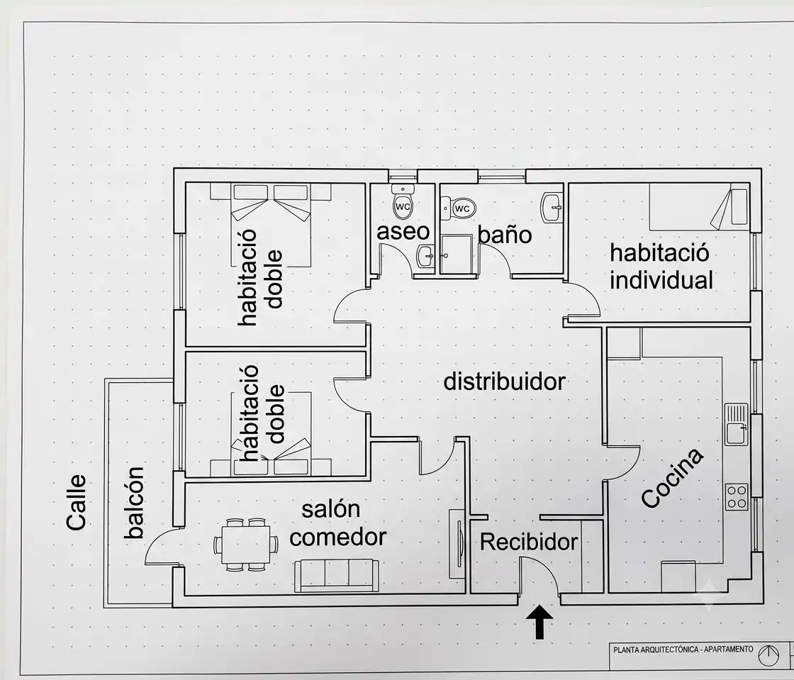 Piso en venta en Valencia con Amueblado y Balcón