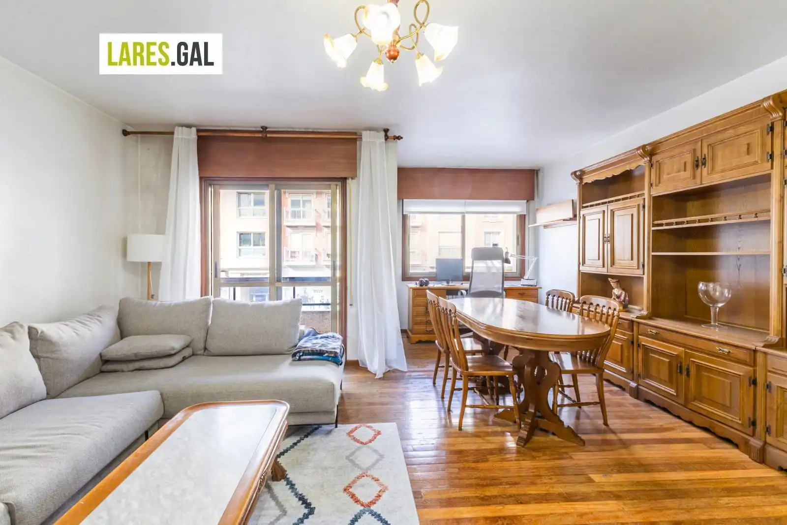 Exterior view of Flat for sale in Cangas   with Heating, Terrace and Storage room