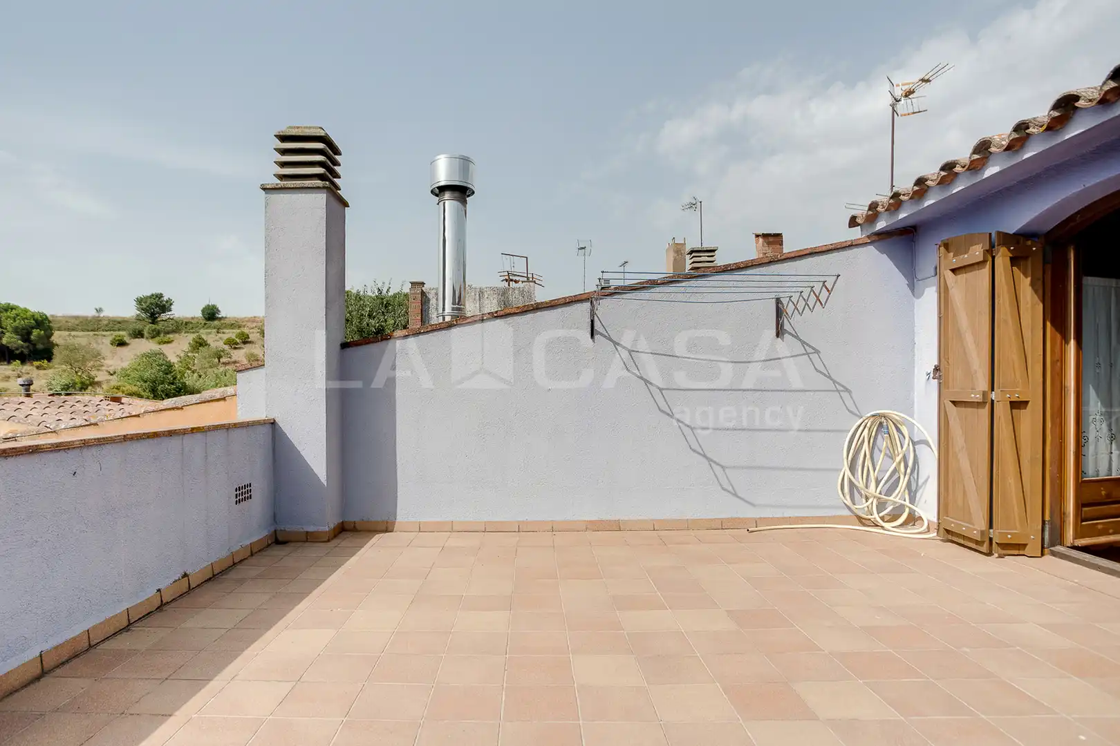 Terrassa de Casa adosada en venda en Sant Antoni de Vilamajor amb Calefacció, Terrassa i Traster