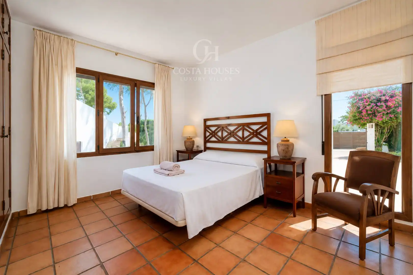 Dormitori de Casa o xalet en venda en Jávea / Xàbia amb Calefacció, Jardí privat i Terrassa