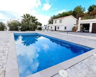 Swimming pool of House or chalet for sale in Elche / Elx  with Air Conditioner, Heating and Private garden