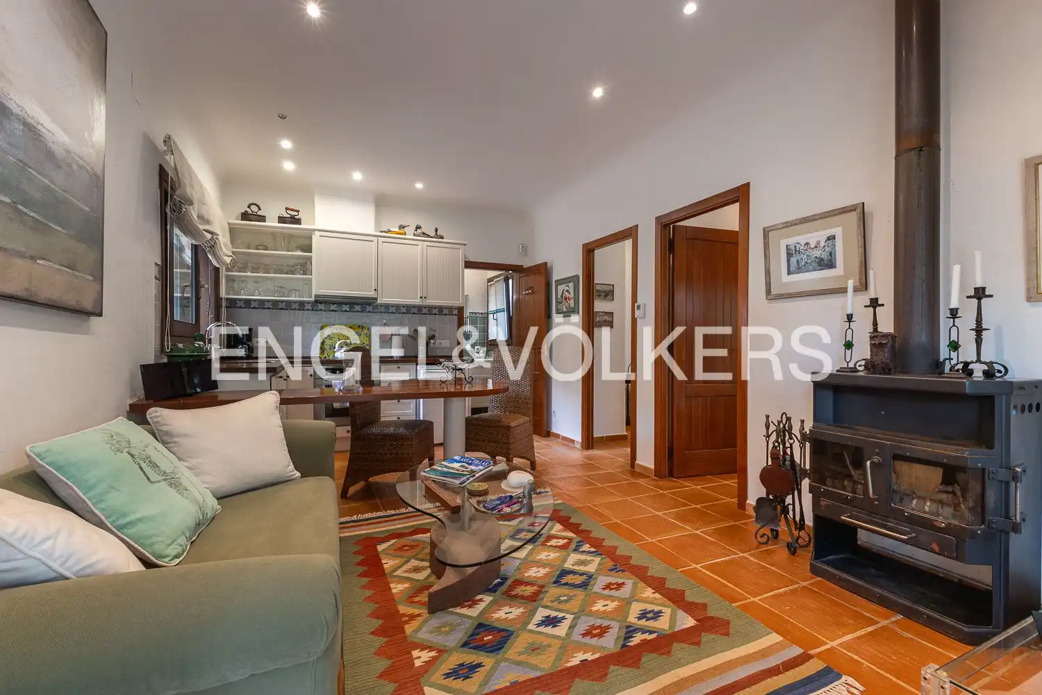 Sala de estar de Casa o chalet en venta en Jávea / Xàbia con Calefacción, Jardín privado y Terraza