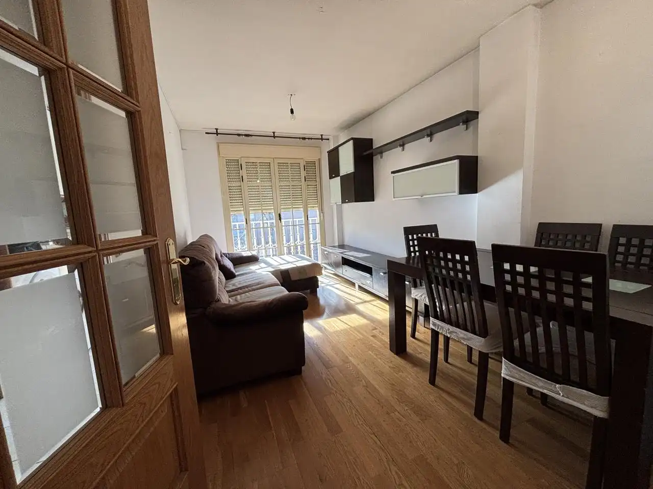Sala de estar de Piso en venta en  Madrid Capital con Aire acondicionado, Parquet y Trastero