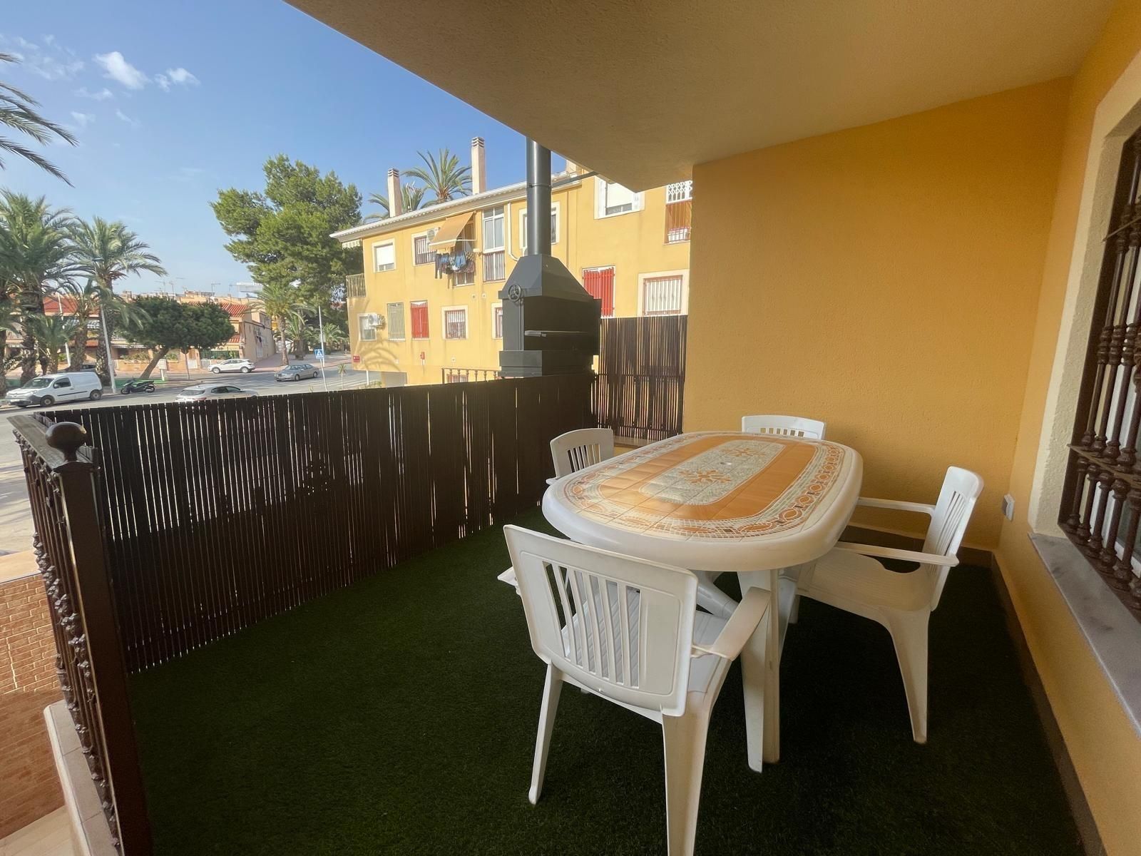Terrace of Single-family semi-detached for sale in Mazarrón  with Air Conditioner, Heating and Private garden