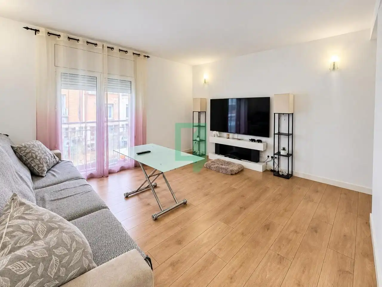 Sala de estar de Piso en venta en Badalona con Aire acondicionado