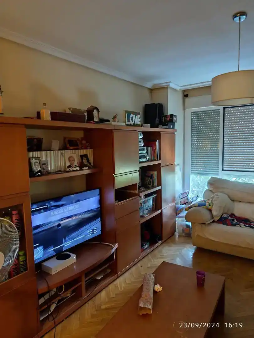 Living room of Flat for rent in  Madrid Capital