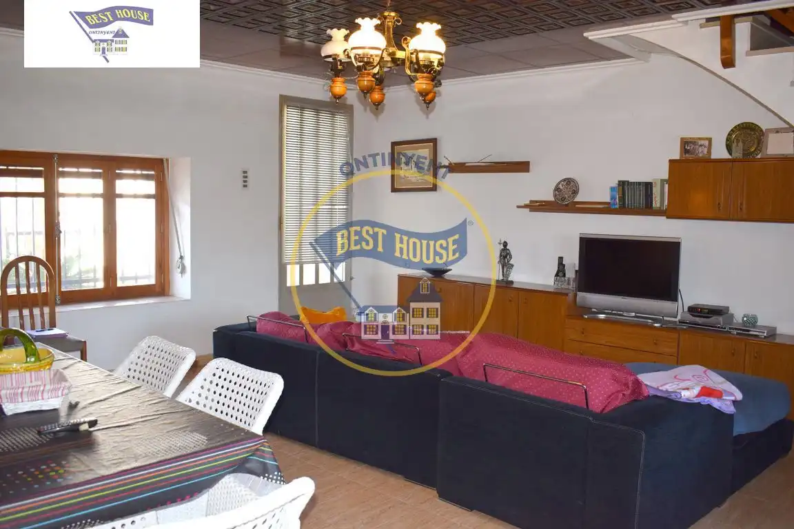 Sala de estar de Casa o chalet en venta en Ontinyent con Aire acondicionado, Jardín privado y Terraza
