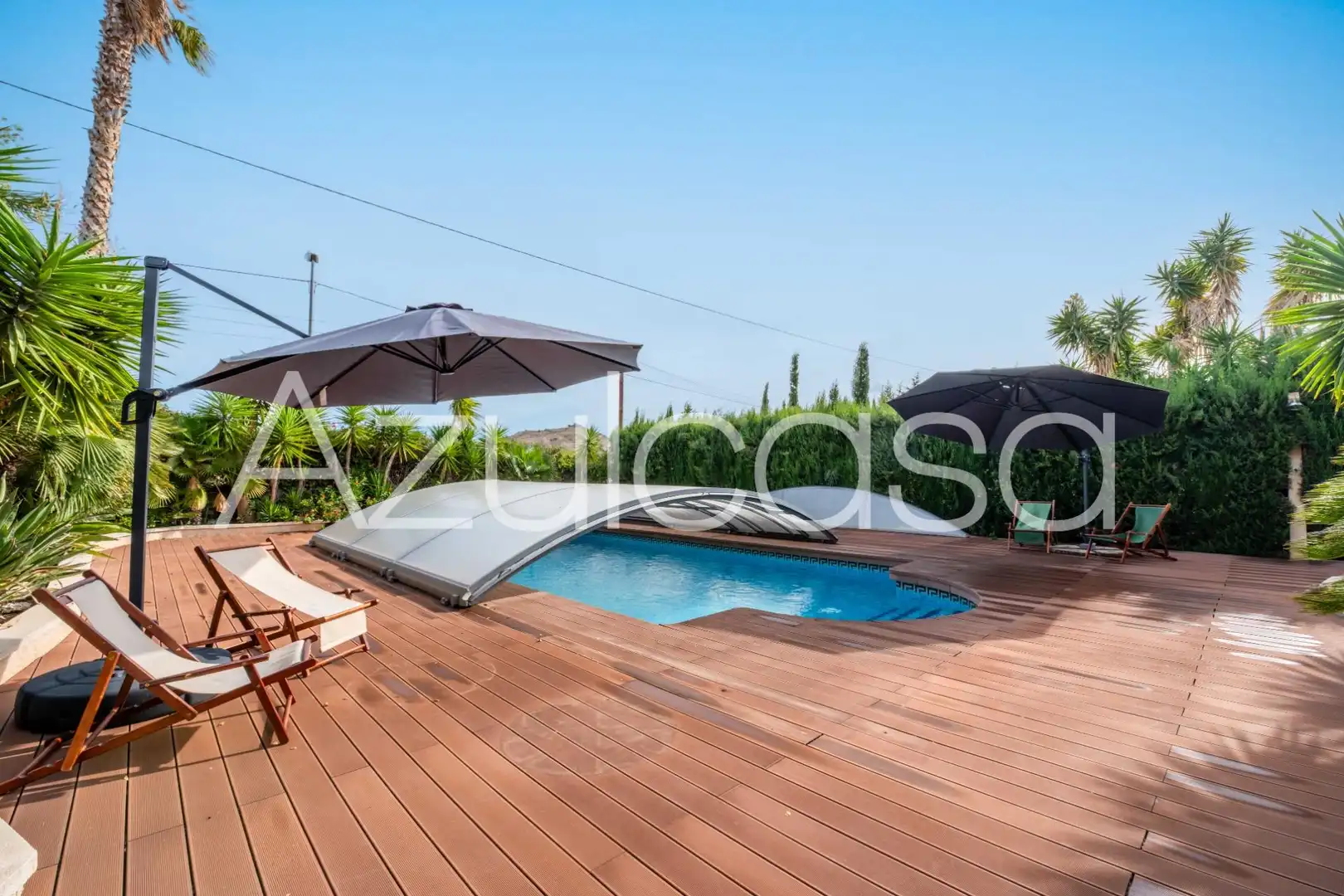 Piscina de Casa o xalet en venda en Alicante / Alacant amb Aire condicionat, Jardí privat i Terrassa