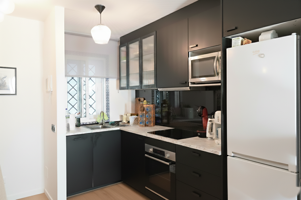 Kitchen of Apartment for sale in Marbella  with Air Conditioner, Terrace and Swimming Pool