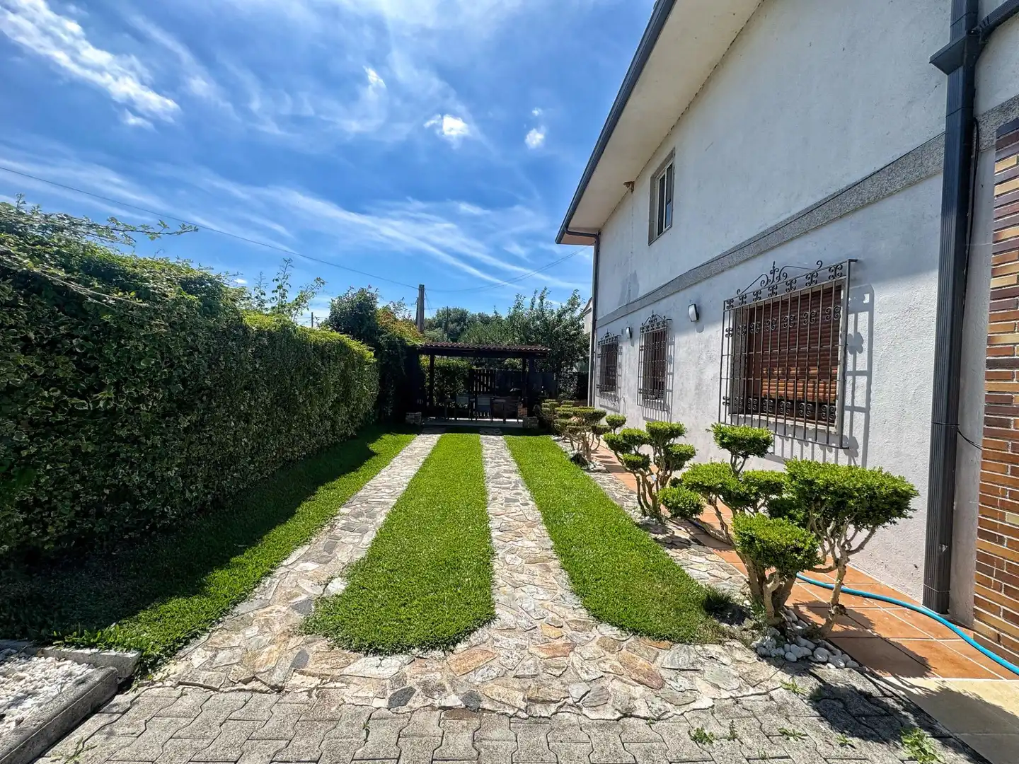 Garden of Houses for sale in Lalín  with Heating, Private garden and Terrace