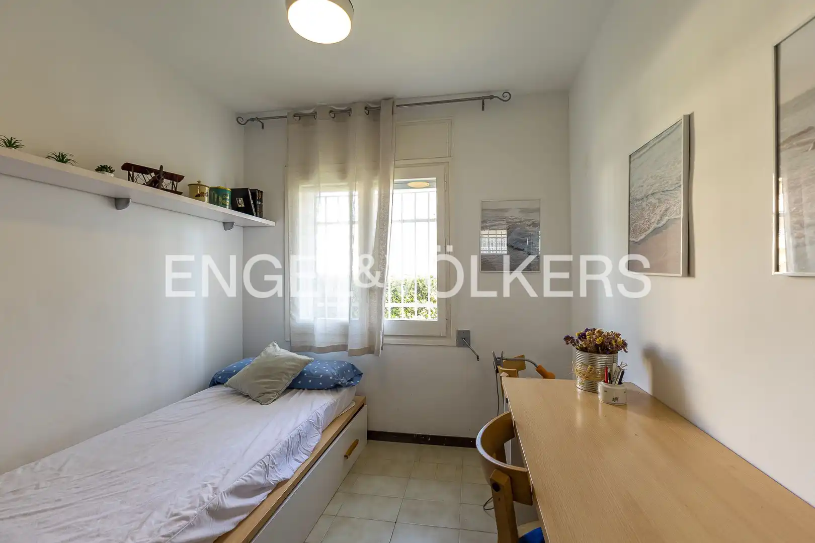 Schlafzimmer von Wohnung zur Miete in Cubelles mit Klimaanlage, Heizung und Privatgarten