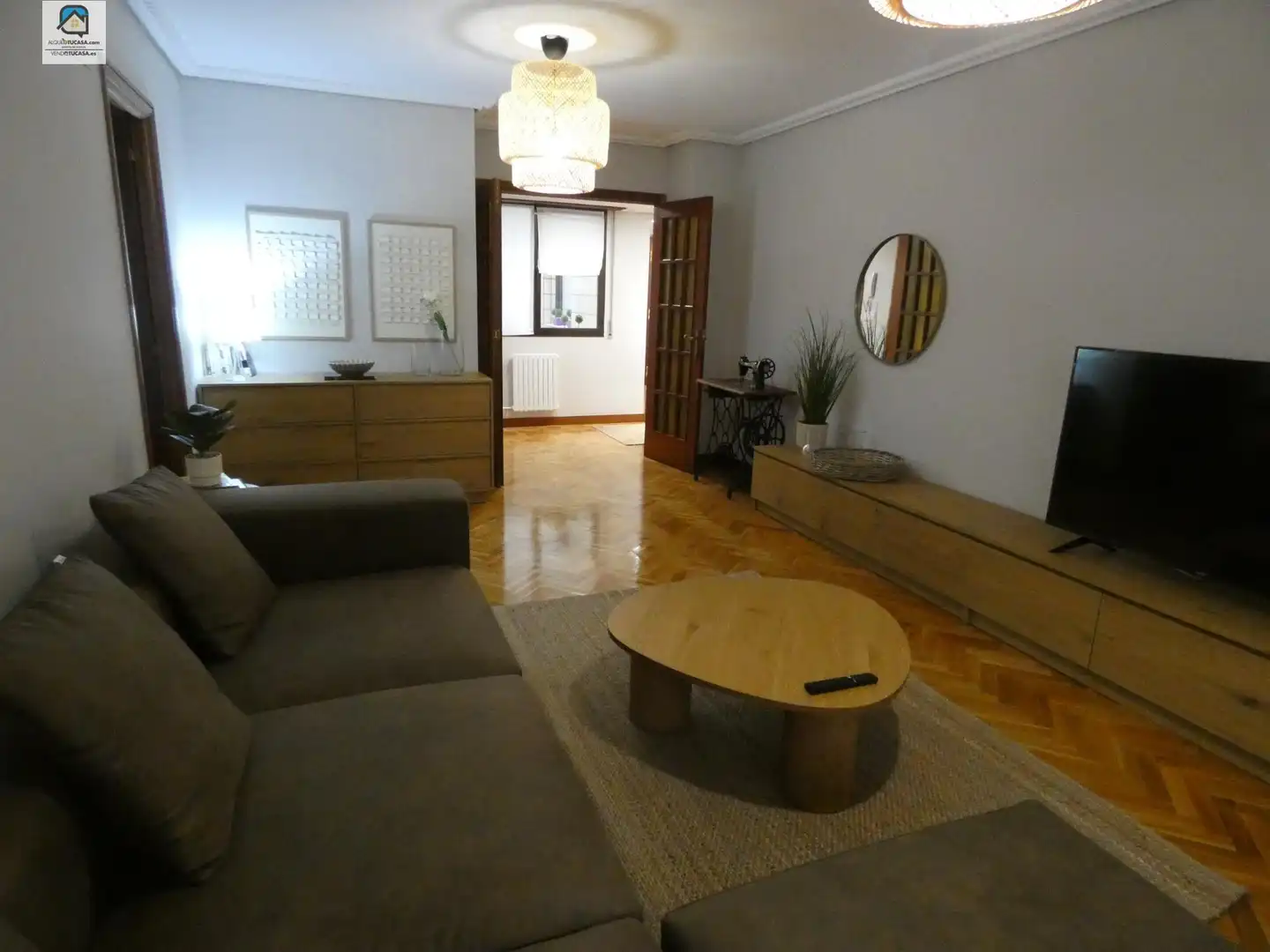 Living room of Flat for rent in Palencia  with Furnished