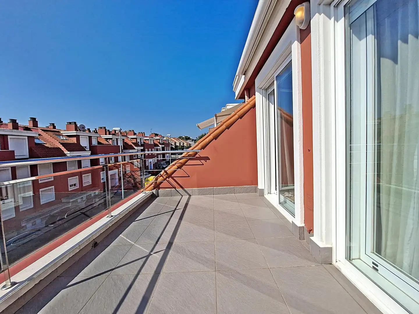 Terrace of Flat for sale in Vilagarcía de Arousa  with Heating, Private garden and Terrace