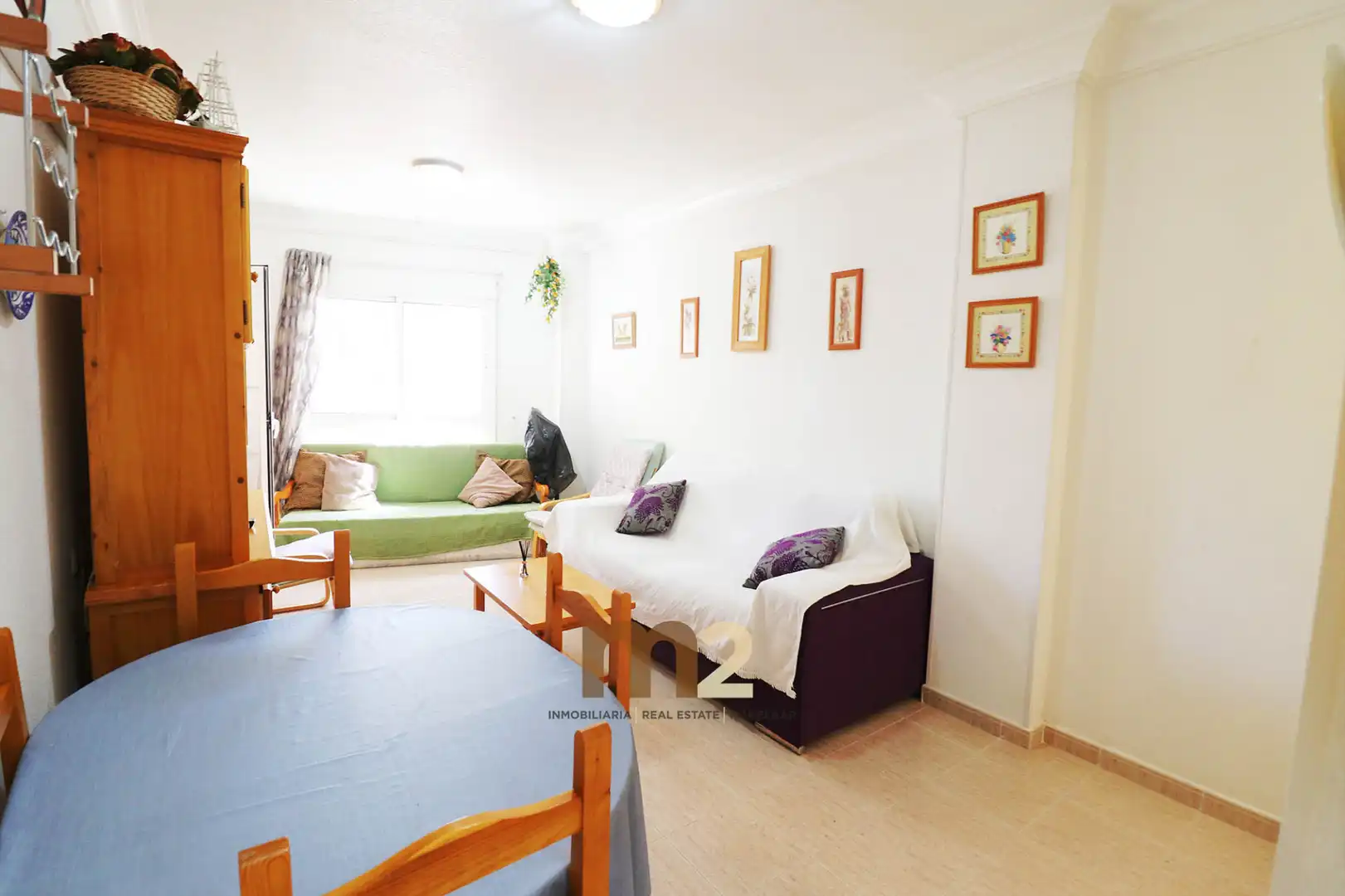 Sala d'estar de Apartament en venda en Guardamar del Segura amb Aire condicionat, Calefacció i Terrassa