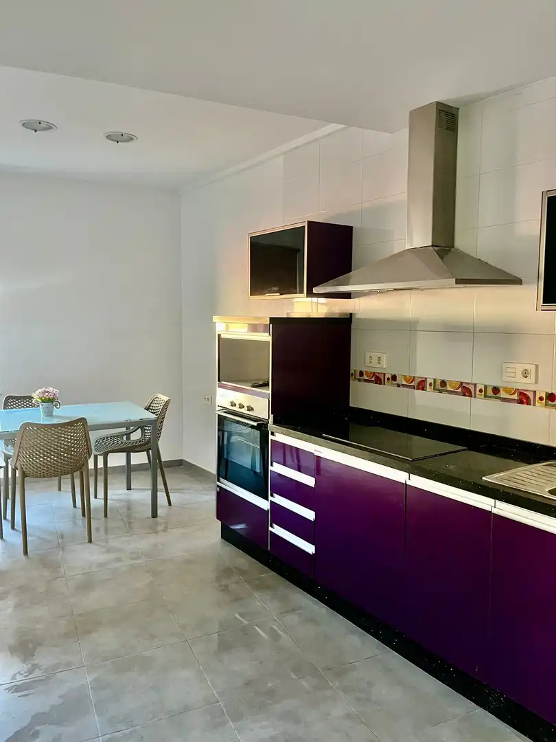 Cocina de Piso de alquiler en Petrer con Aire acondicionado, Terraza y Amueblado