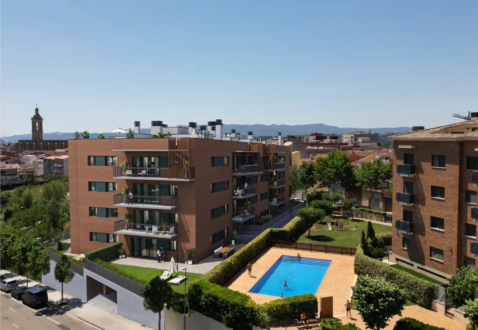 New build Flat with pool for sale in Carrer de Beat Domènec Castellet