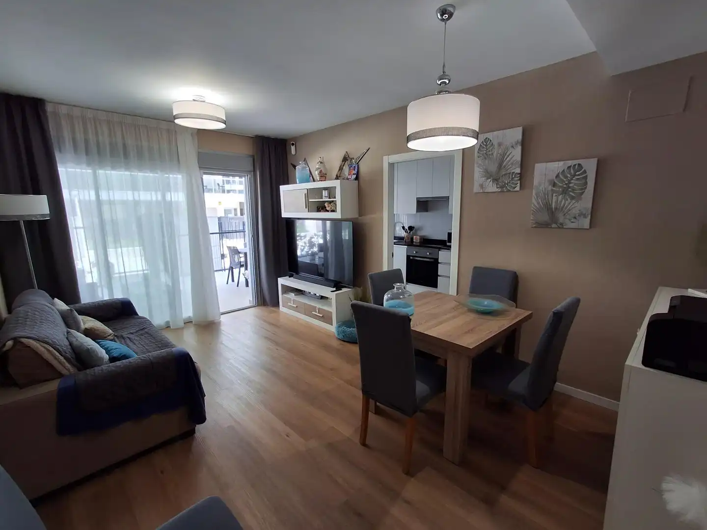 Sala d'estar de Apartament en venda en Oropesa del Mar / Orpesa amb Aire condicionat, Terrassa i Traster