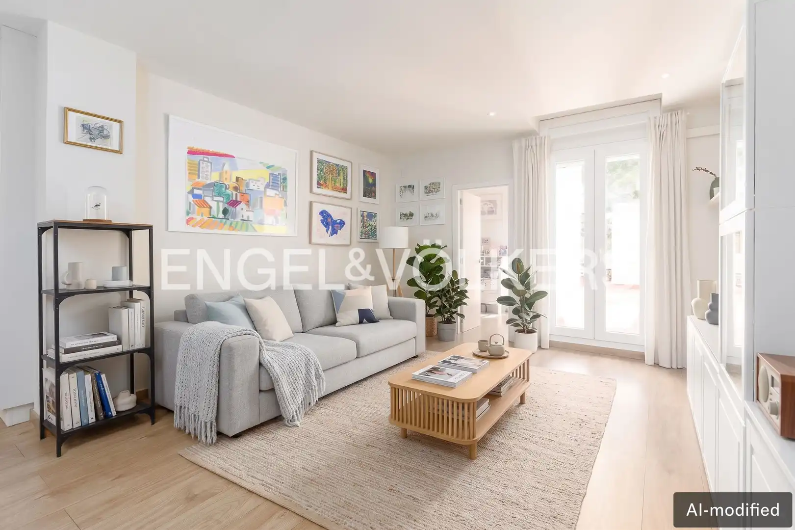 Sala de estar de Piso en venta en Sarrià - Sant Gervasi