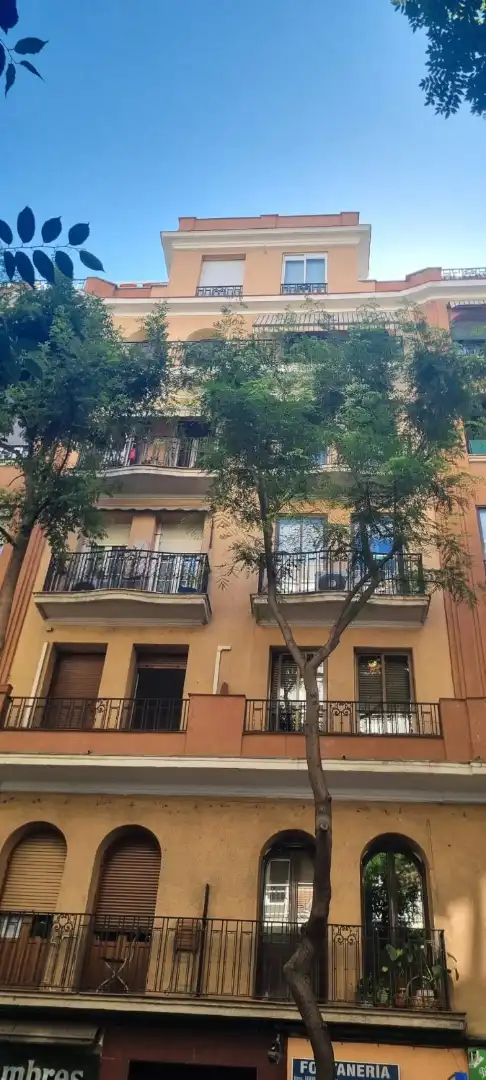 Vista exterior de Piso de alquiler en Madrid con Calefacción y Amueblado