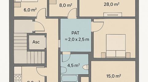 Foto 2 de Casa adosada en venta en Belén - San Roque, Jaén