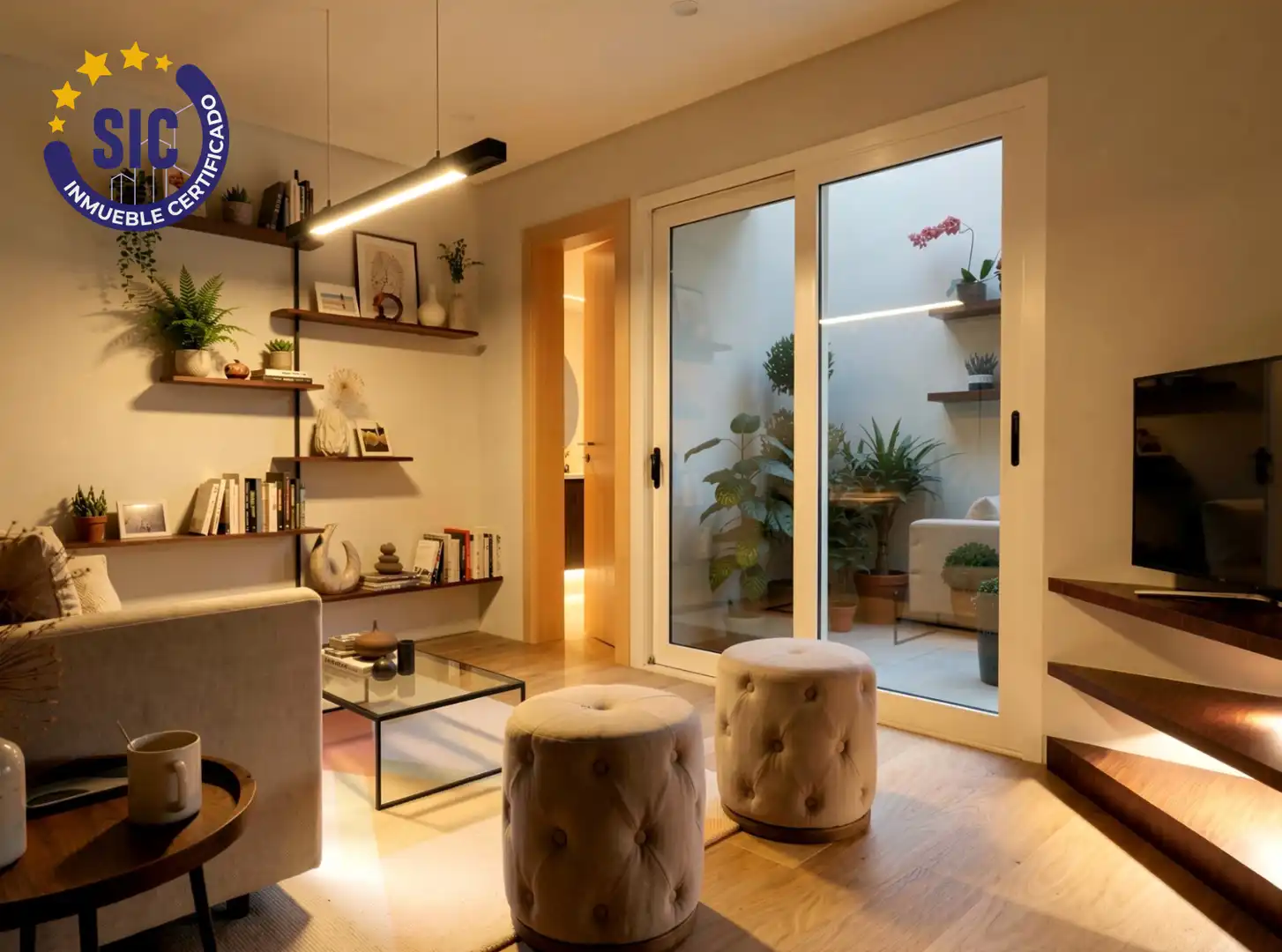 Wohnzimmer von Einfamilien-Reihenhaus zum Verkauf in Castellón de la Plana / Castelló de la Plana mit Terrasse und Balkon