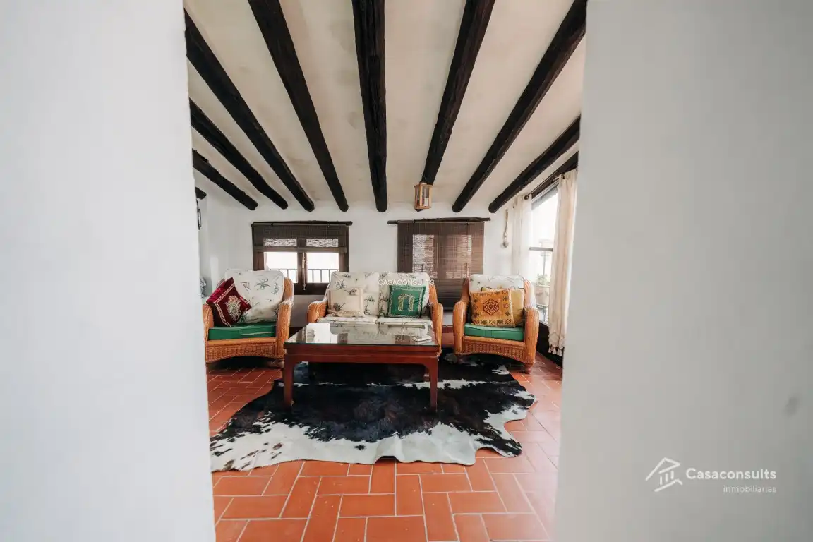 Living room of Houses for sale in Vilafamés  with Air Conditioner, Heating and Terrace