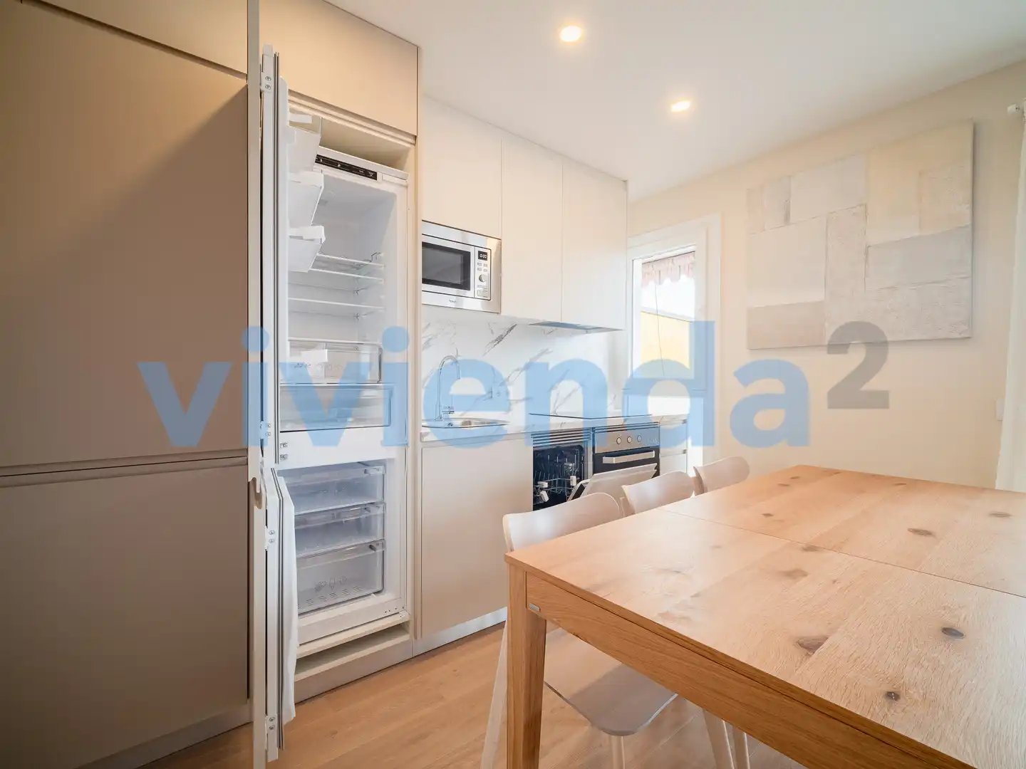 Küche von Wohnung zur Miete in Madrid mit Klimaanlage, Heizung und Terrasse
