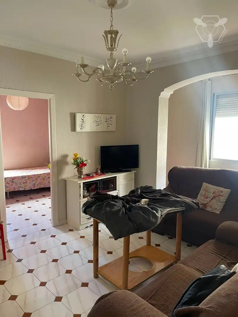 Sala de estar de Piso en venta en Huelva con Aire acondicionado y Amueblado
