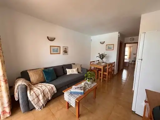 Sala d'estar de Apartament en venda en Antigua amb Balcó i Piscina comunitària