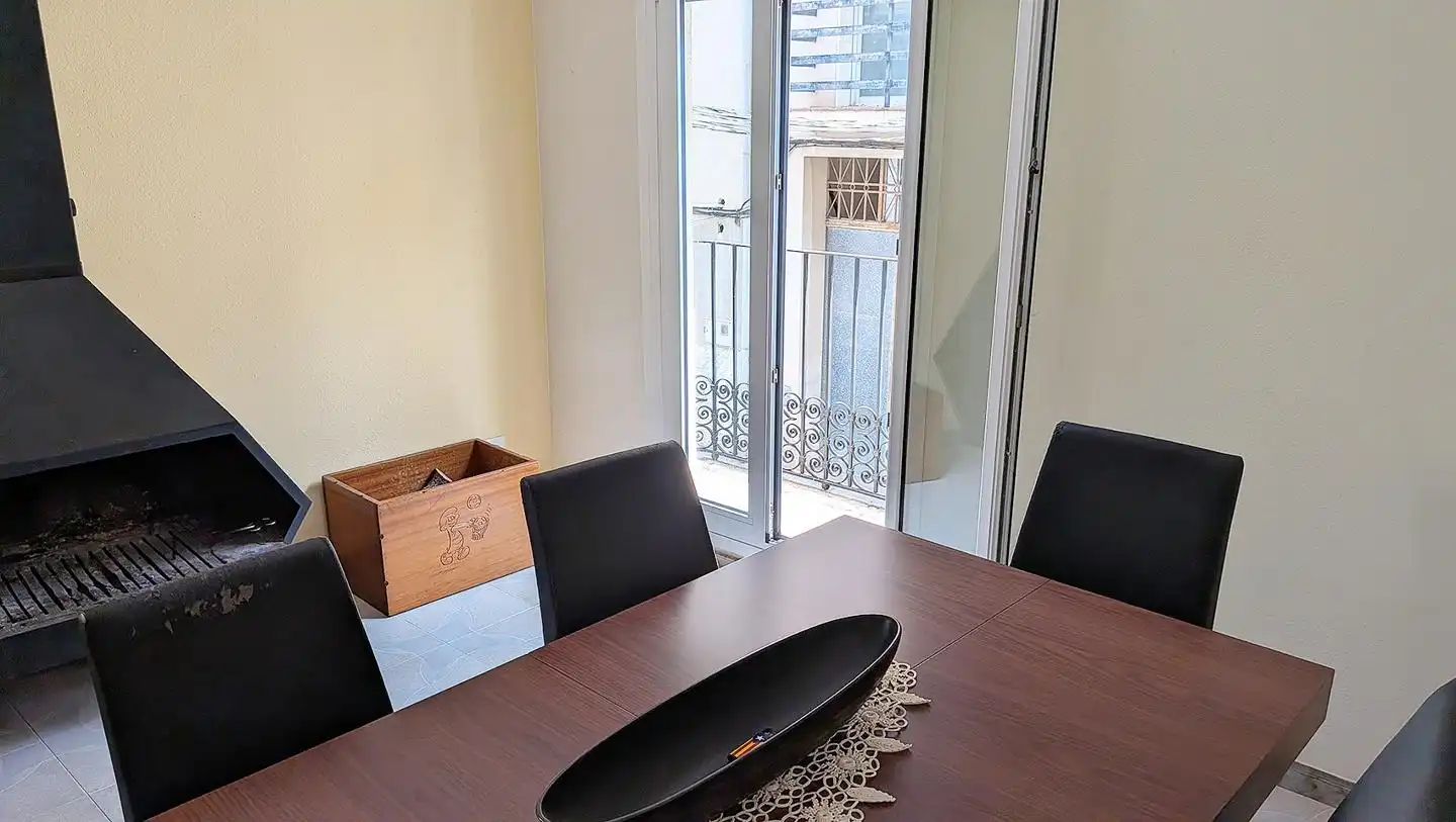 Dining room of Houses for sale in Ulldecona  with Terrace, Furnished and Balcony