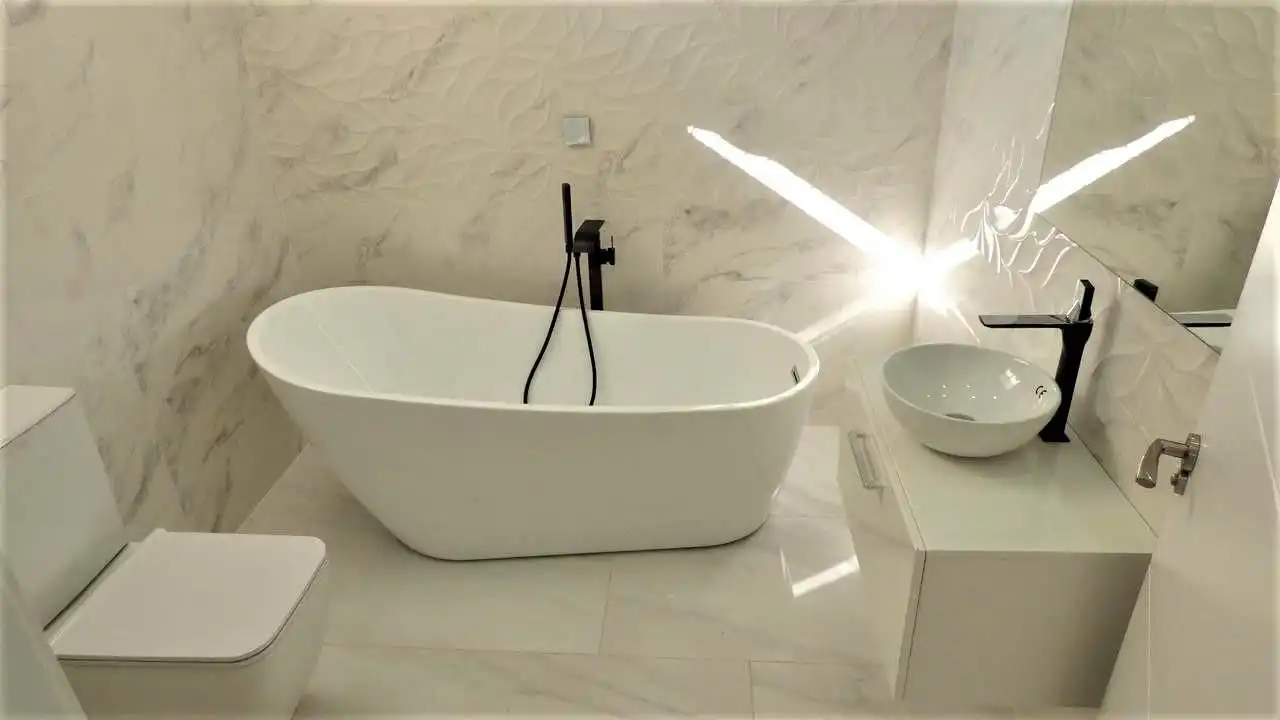 Baño de Casa o chalet en venta en La Nucia con Aire acondicionado, Terraza y Piscina