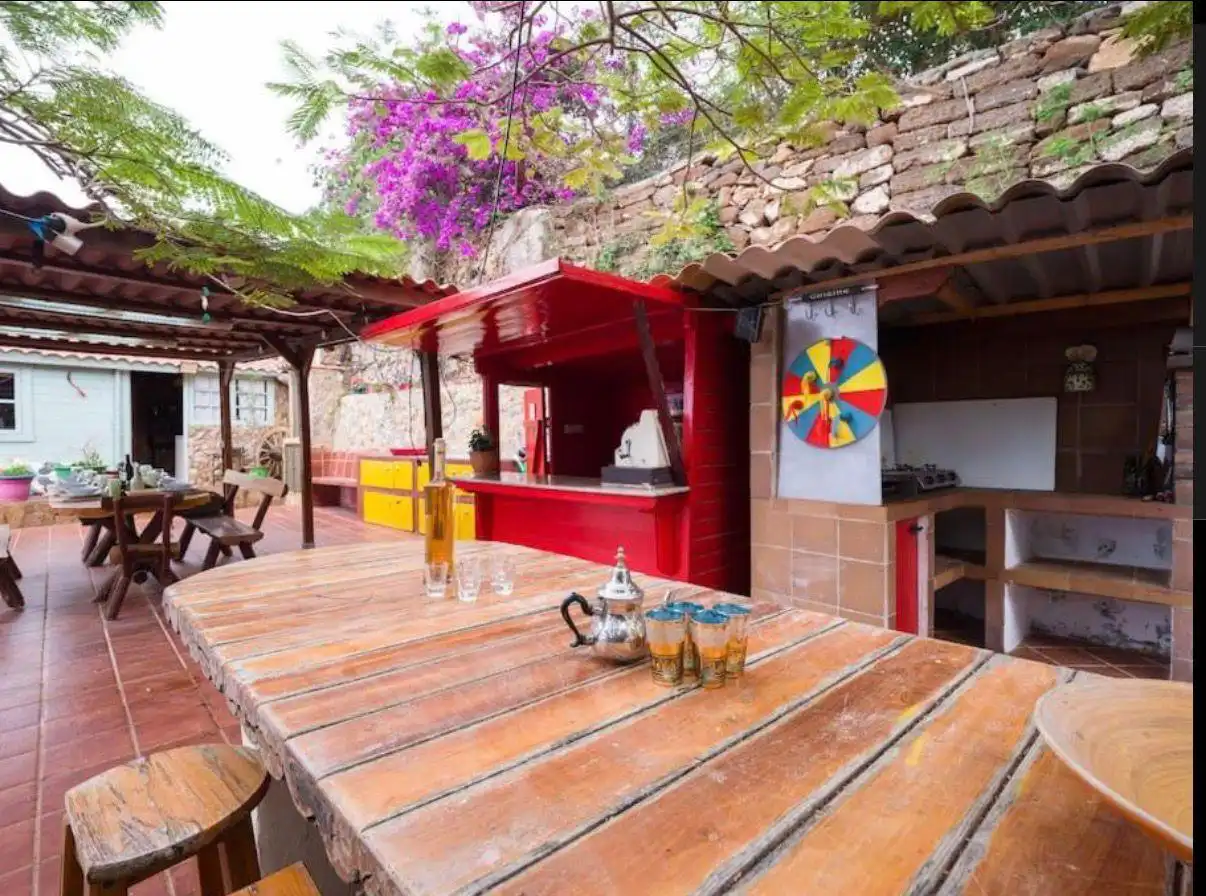 Terrace of Country homes for sale in Gáldar  with Air Conditioner, Private garden and Parquet flooring