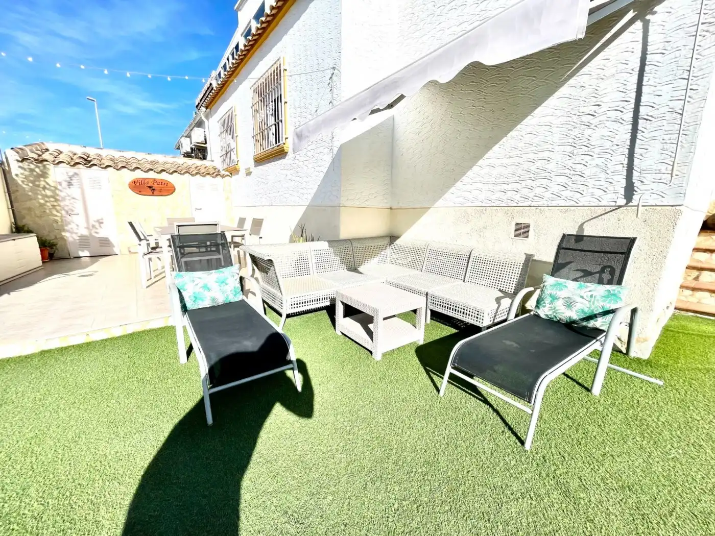 Terrace of Houses for rent in San Fulgencio  with Air Conditioner, Heating and Private garden