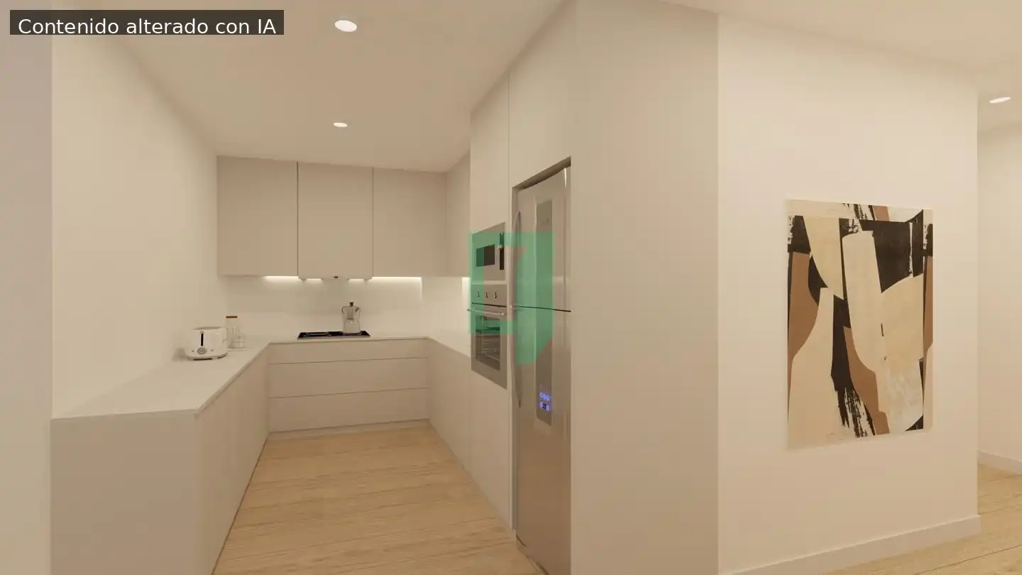 Kitchen of Flat for sale in Badalona  with Terrace and Balcony