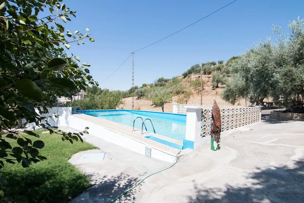 Piscina de Finca rústica en venta en Güéjar Sierra con Jardín privado, Terraza y Piscina