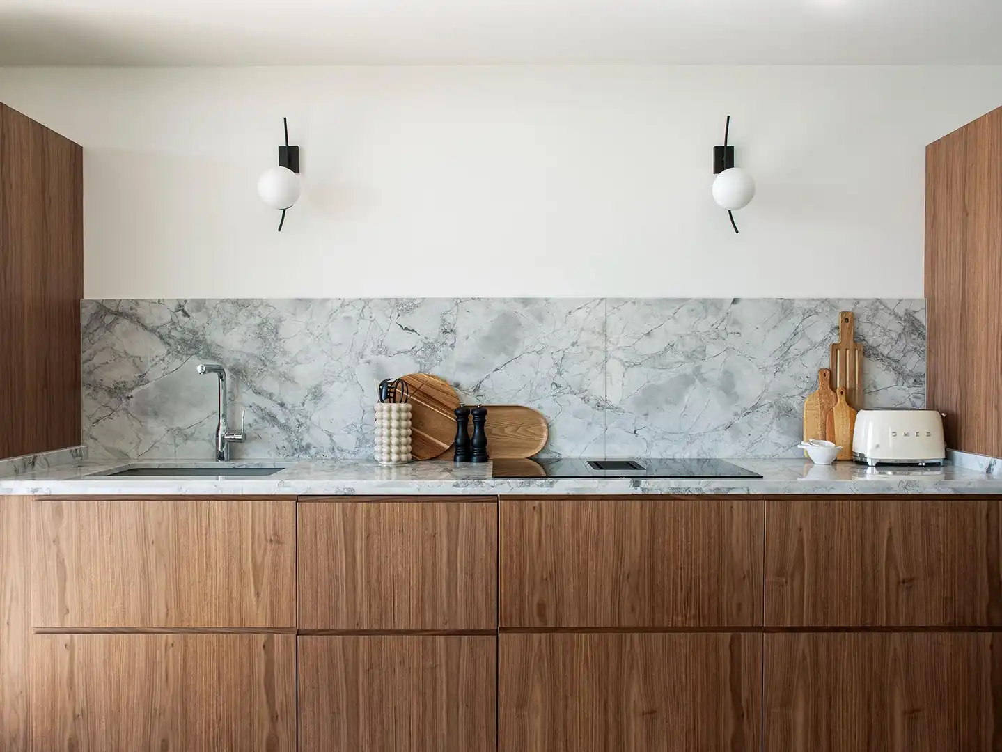 Kitchen of Houses for sale in Calpe / Calp  with Air Conditioner, Heating and Private garden