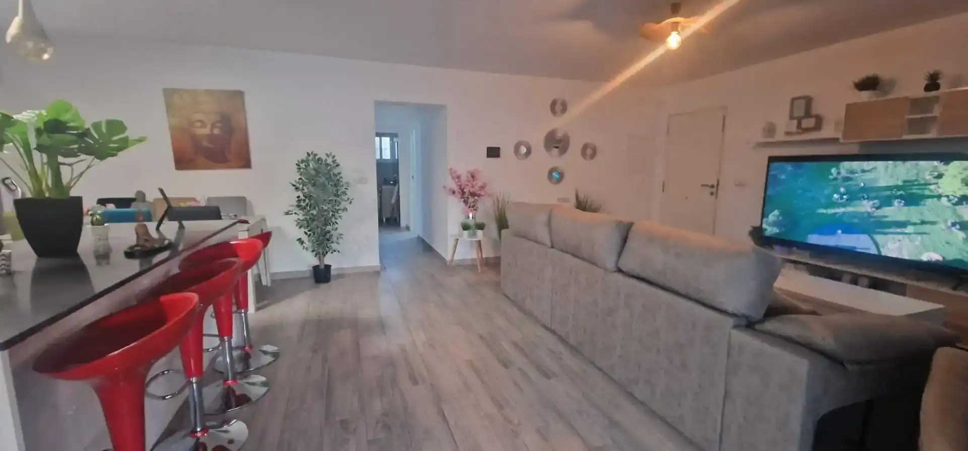 Sala d'estar de Casa o xalet en venda en Murcia amb Aire condicionat, Jardí privat i Piscina
