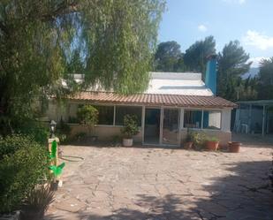 Exterior view of House or chalet for sale in Muro de Alcoy  with Air Conditioner, Terrace and Swimming Pool