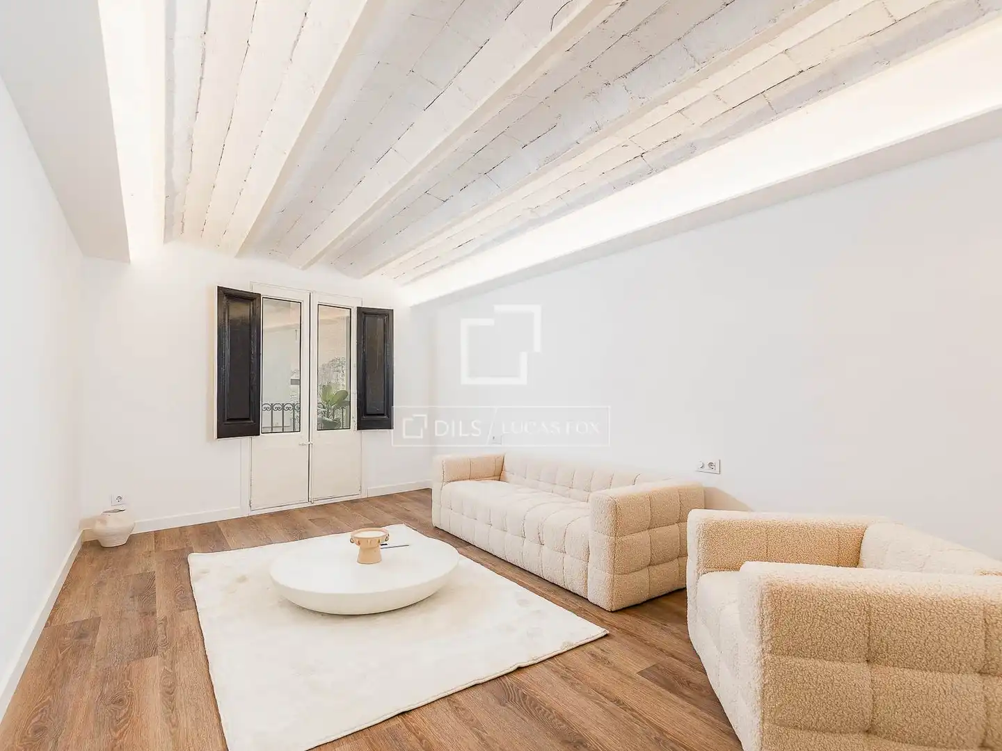 Living room of Flat for sale in Sant Joan de Vilatorrada  with Air Conditioner, Terrace and Furnished