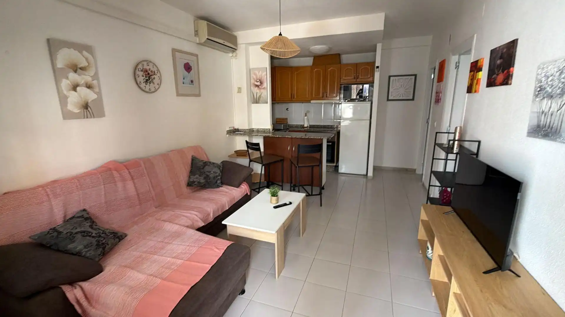 Living room of Flat for rent in Los Alcázares  with Terrace and Furnished