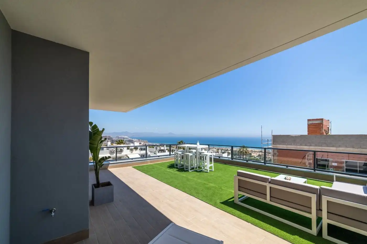 Terraza de Planta baja en venta en Santa Pola con Aire acondicionado, Jardín privado y Terraza