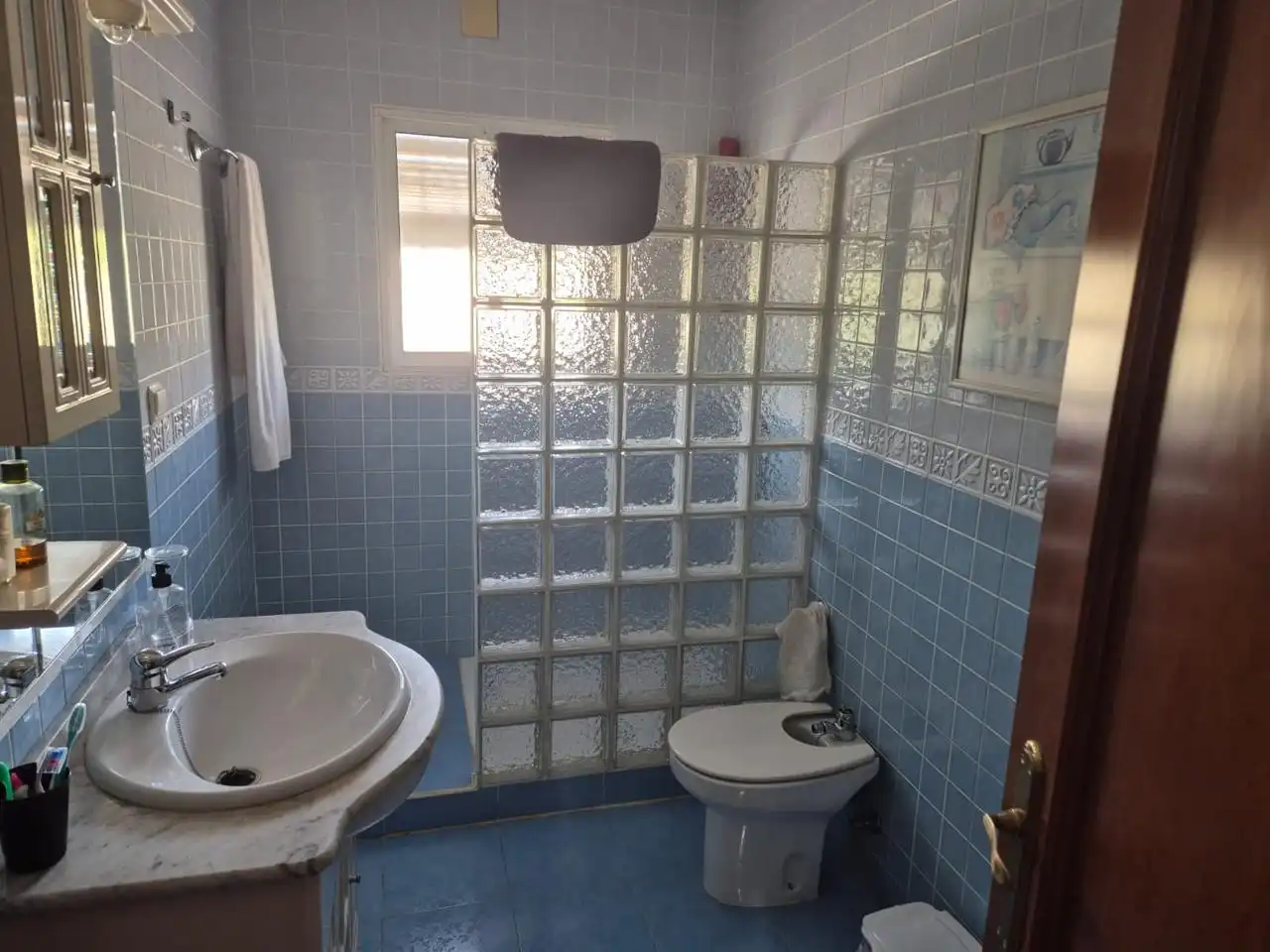 Baño de Casa o chalet en venta en Palomares del Río con Aire acondicionado, Jardín privado y Terraza