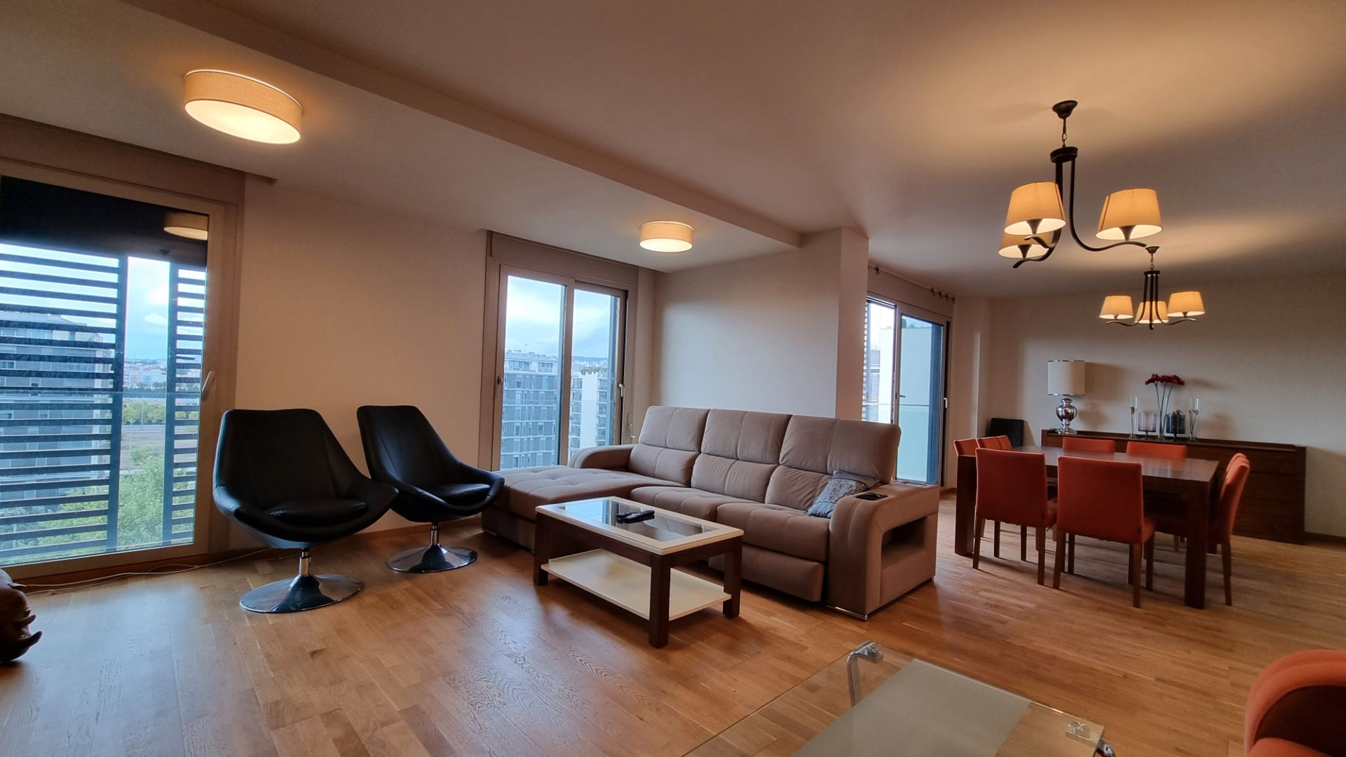 Living room of Attic for sale in Castellón de la Plana / Castelló de la Plana  with Air Conditioner, Heating and Parquet flooring