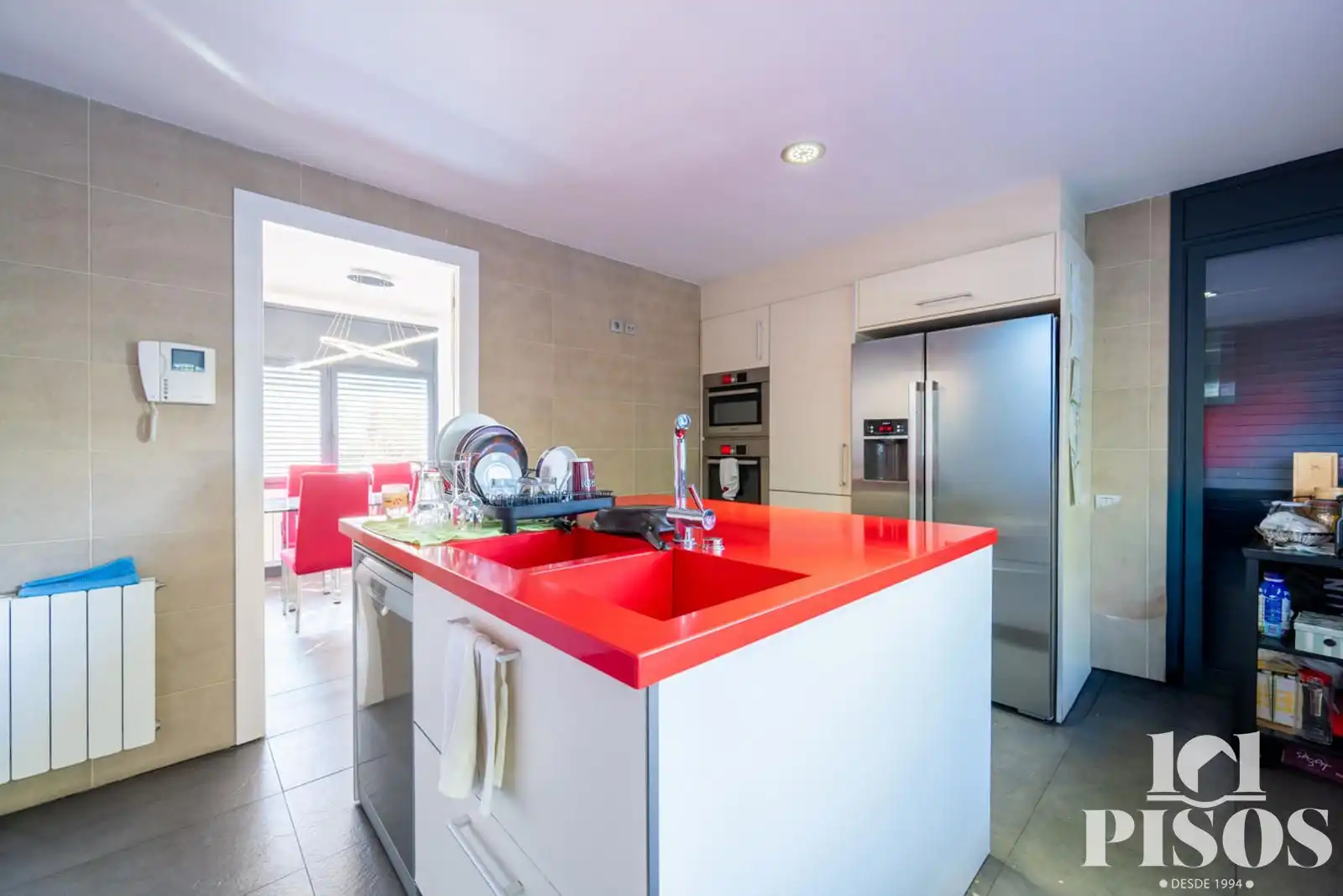Kitchen of Houses for sale in Sant Cugat del Vallès  with Air Conditioner, Storage room and Swimming Pool