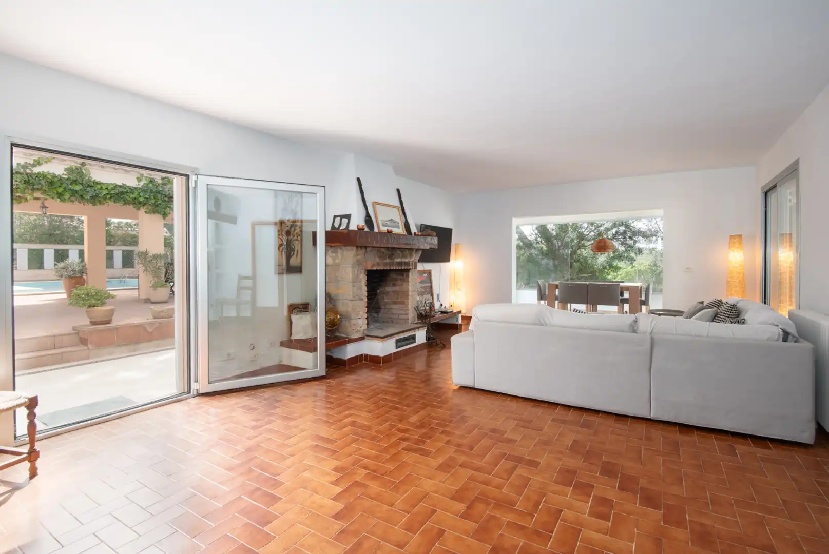 Living room of Houses for sale in Llucmajor  with Air Conditioner, Heating and Private garden